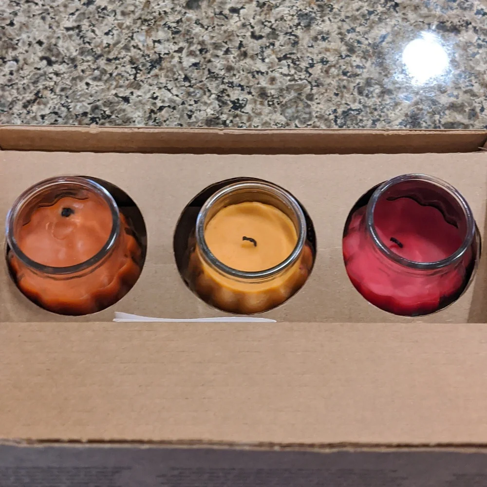 Joy Of Autumn Mini Pumpkin Jar Set Autumn Fall Spice Cider Apple Orchard